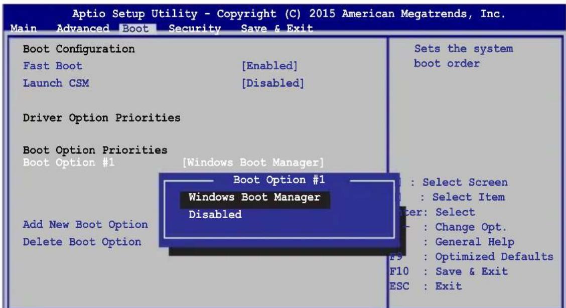ASUS X555UB - Wählen Sie im Boot-Menü Boot Option #1. - 2