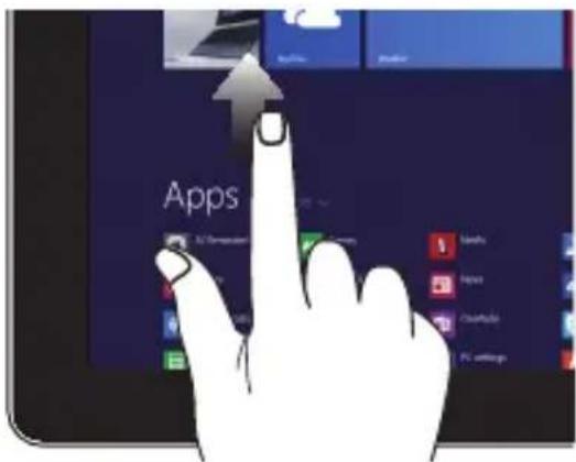 ASUS Transformer T300FA - Nach oben wischen Nach unten wischen - 1