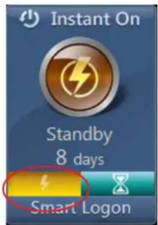 Instant On Standby 8 days Smart Logon