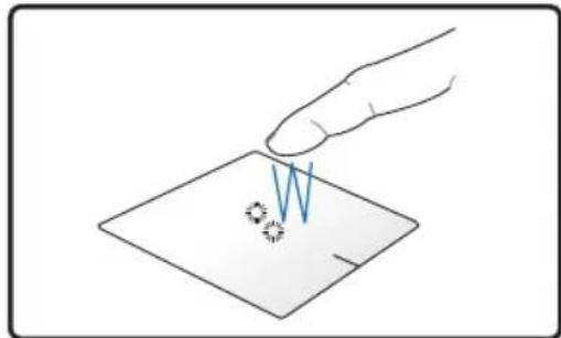 ASUS A56CB - Touchpad usage illustrations - 2