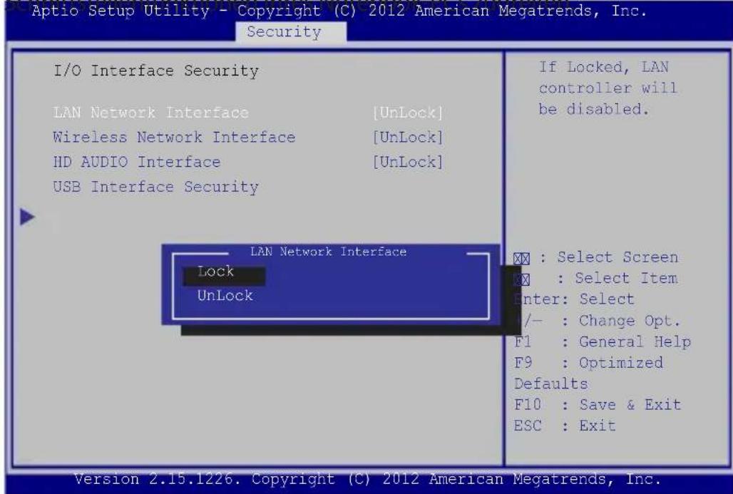 ASUS PRO B ADVANCED B451JA - I/O Interface Security (E/A-Schnittstellensicherheit) - 1