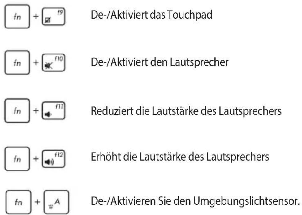 ASUS PRO B ADVANCED B451JA - Funktionstasten - 9