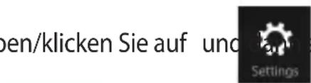 pen/klicken Sie auf und um Settings