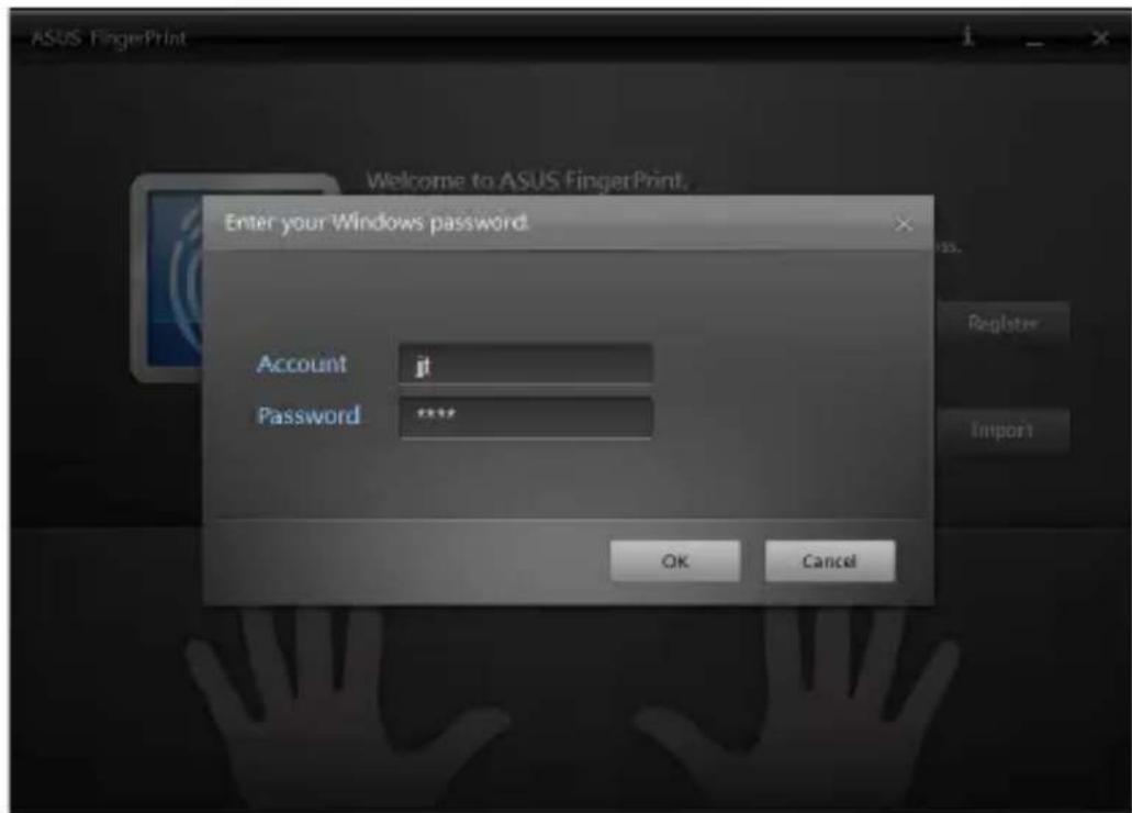 ASUS PRO B ADVANCED B451JA - ASUS FingerPrint-App verwenden - 3