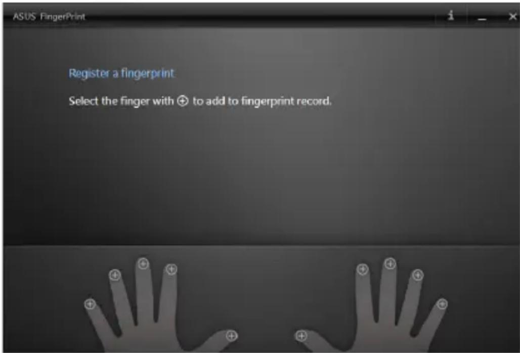 ASUS PRO B ADVANCED B451JA - ASUS FingerPrint-App verwenden - 4