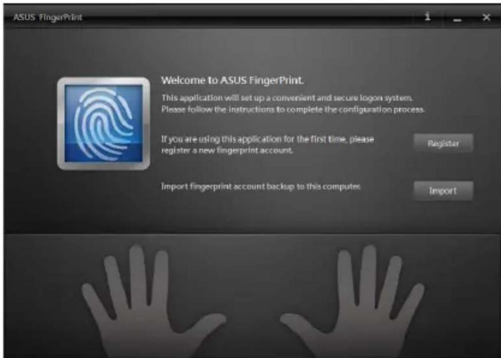 ASUS PRO B ADVANCED B451JA - ASUS FingerPrint-App verwenden - 2