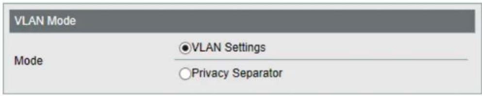 BUFFALO TeraStation 5410DN - VLAN-Einstellungen (VLAN Settings) - 1