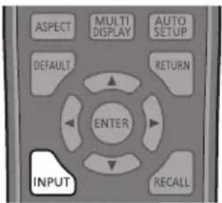 ASPECT MULTI DISPLAY AUTO SETUP DEFAULT RETURN ENTER INPUT RECALL