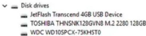 DELL Inspiron 7779 - Identifizieren der Festplatte - 1