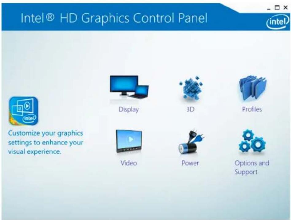DELL Inspiron 7779 - Ändern der Anzeigeeinstellungen in der Systemsteuerung für Intel HD-Grafikkarten - 1