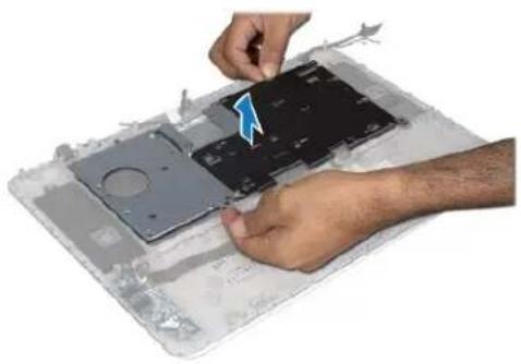 DELL XPS 15z - Entfernen der Tastaturhalterung - 2