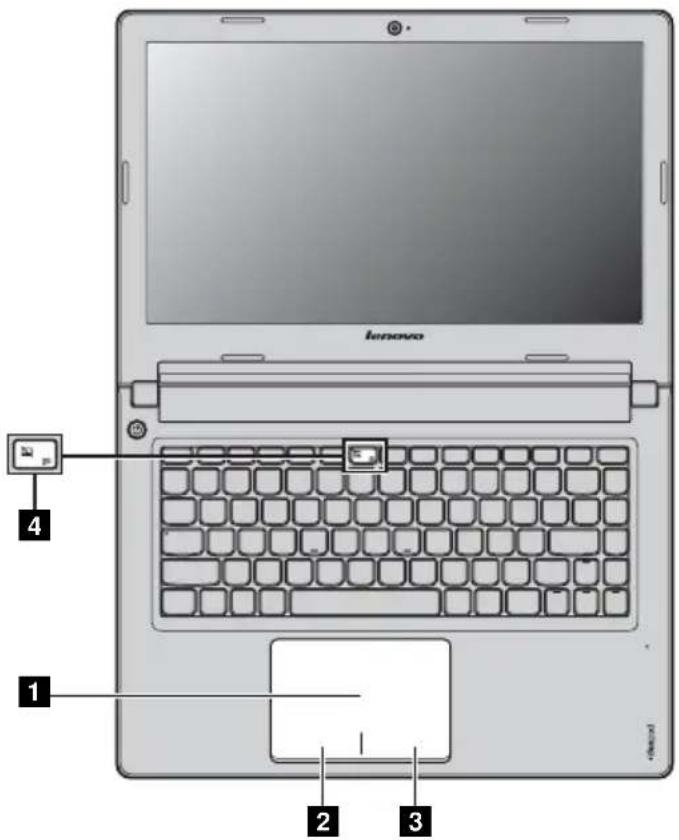 LENOVO IdeaPad S300 - ■■ Verwenden des Touchpads - 1