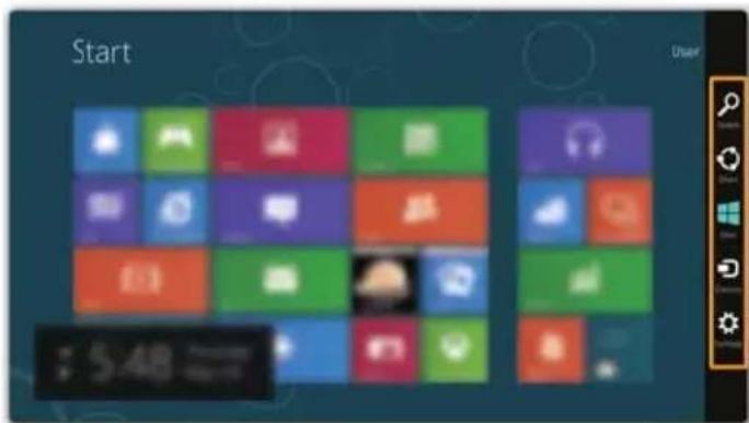 LENOVO IdeaPad U530 - Charms and the charms bar - 1