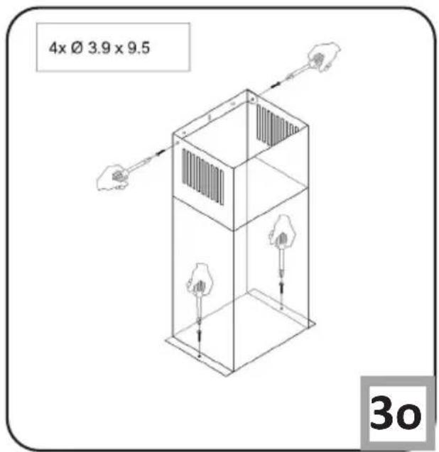 4x Ø 3.9 x 9.5 30
