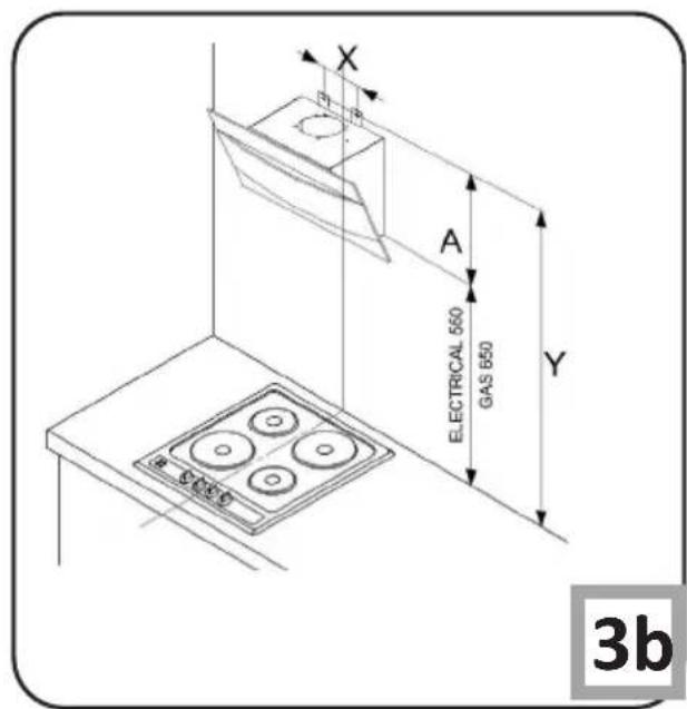 X A ELECTRICAL 560 GAS 650 Y 3b