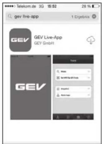GEV CSS 9875 - Installieren der GEV-APP - 2