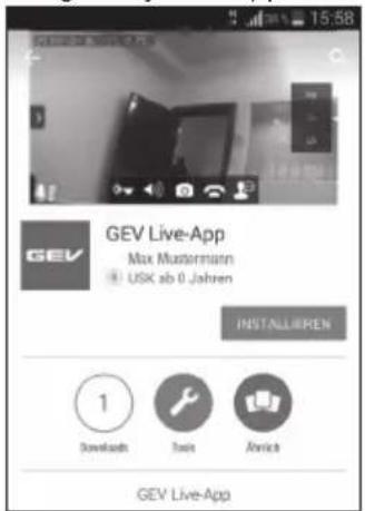 GEV CSS 9875 - Installieren der GEV-APP - 1