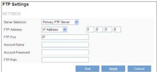 LINKSYS LCAM0336OD - FTP Settings - 1