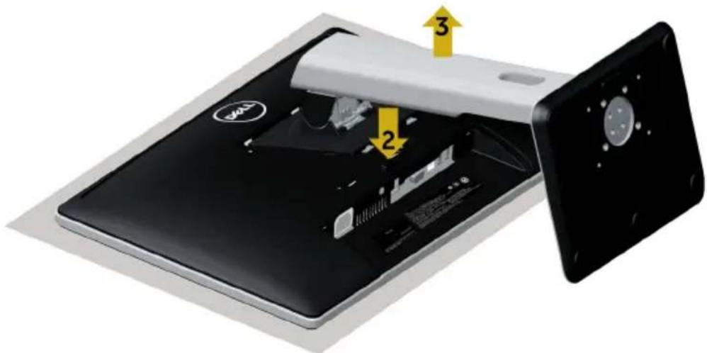 DELL YYDHW - Abnehmen des Monitorständers - 3