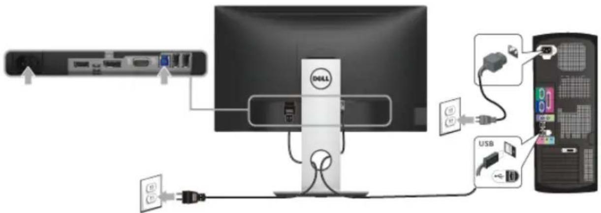 DELL JVN9F - USB 3.0-Kabel anschließen - 1