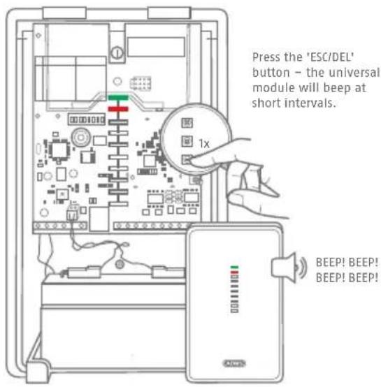ABUS FUMO50025 - Configuring a universal module as a repeater - 9