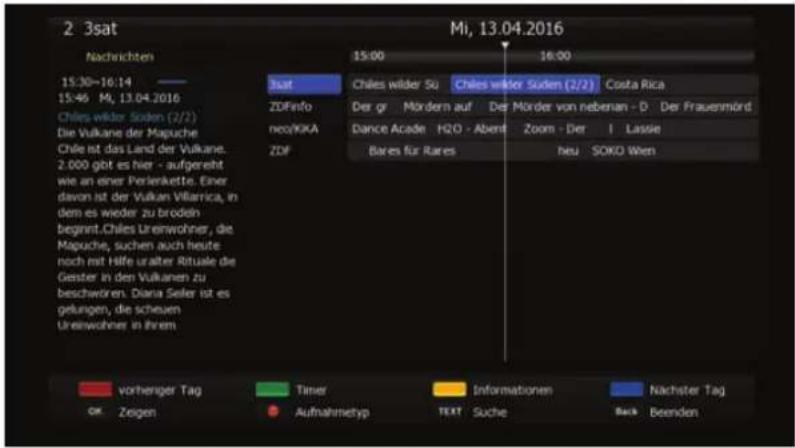 2 3sat Mi, 13.04.2016 Nachrichten 15:30~16:14 —— 15:46 M, 13.04.2016 Chiles wilder Soden (2/2) Die Vulkan der Mapuche Chile ist das Land der Vulkan. 2.000 gibt es hier - aufgereht wie an einer Perlenkette. Einer davon ist der Vulkan Villarrica, in dem es wieder zu brodeh beginnt.Chiles Urenwohner, die Mapuche, suchen auch heute noch mit Hilfe uralter Rituale die Geister in den Vulkanen zu beschwären. Diana Seiler ist es gekungen, die scheuen Ureinwohner in Ihrem 3sat Chiles wilder Su Chiles wilder Soden (2/2) Costa Rica ZDFinfo Der gr Mördern auf Der Möder von nebenan - D Der Frauenmörd neo/YOKA Dance Acade H2O - Abente Zoom - Der I Lassie ZDF Bares für Rares heu SOKO Wien vorheriger Tag Timer Informationen Nächster Tag Ok Zeegen Aufnahmetyp TEXT Suche Back Beenden