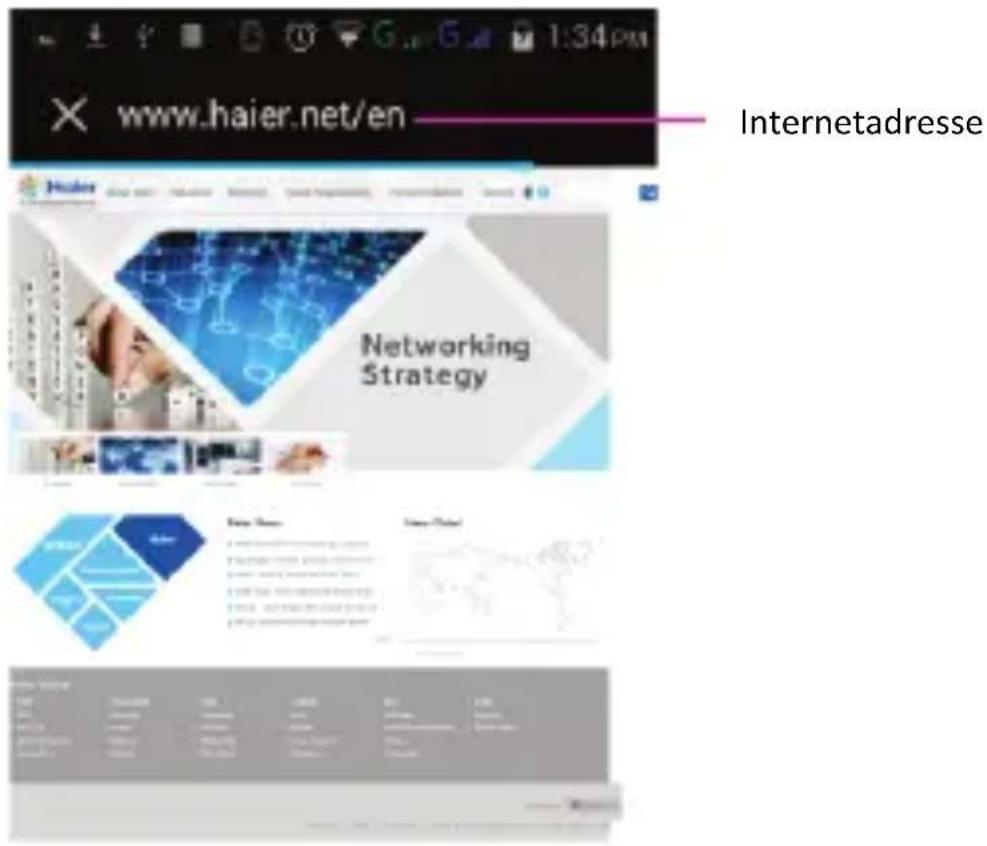 www.haier.net/en Internetadresse