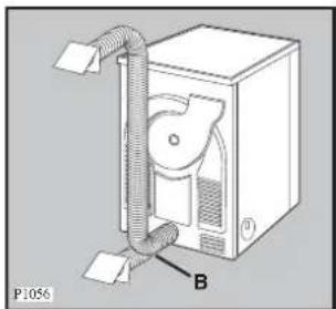 ZANUSSI TDE 4224 - Anschluss eines Abluftschlauchs - 2