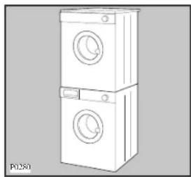 ZANUSSI ZTB 140 - Set zur Montage auf der Waschmaschine - 1