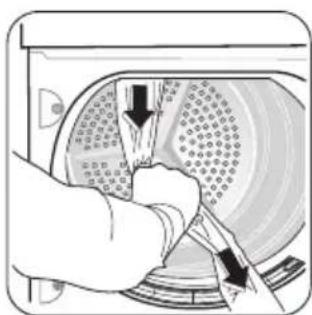 ZANUSSI ZTH 485C - Entfernen der Transportsicherungen - 3