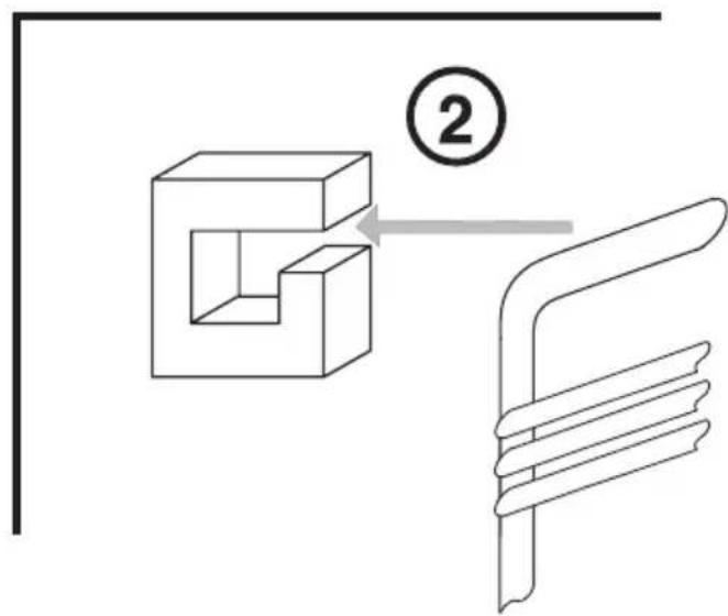 ZANUSSI ZMC30STQ - Einbau der Einhängegitter - 2