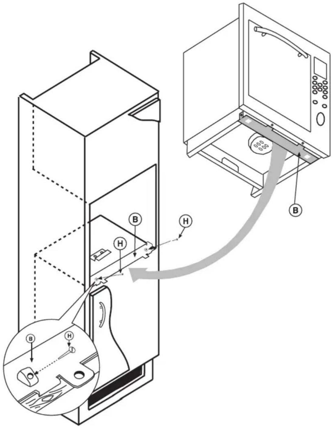 ZANUSSI ZMC30STQ - Einbauverfahren - 1