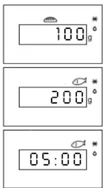 ZANUSSI ZMB 30 cstn - Anwendung Auftauautomatik Beispiel: 1 200g Fischfilet auftauen - 1