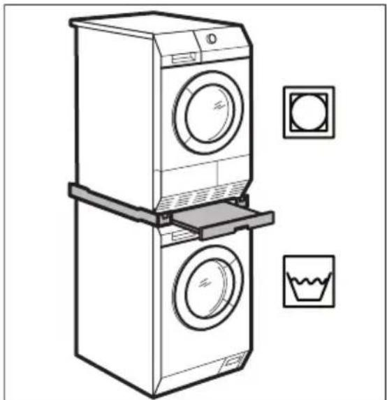 AEG Lavatherm 86594EIH OKO - Bausatz Wasch-Trocken-Säule - 1