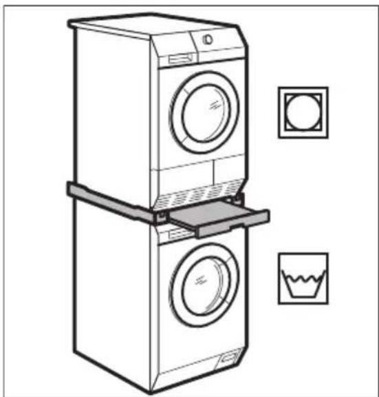 AEG T55770IH3 - Bausatz Wasch-Trocken-Säule - 1