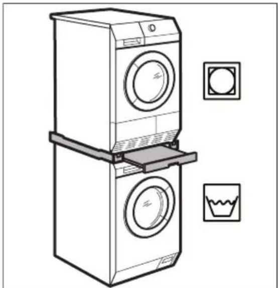 AEG T55770IH4 - Bausatz Wasch-Trocken-Säule - 1