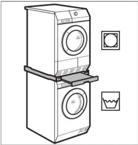 AEG T61278AC - Bausatz Wasch-Trocken-Säule - 1