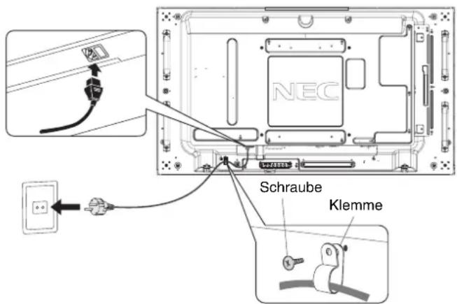 NEC Schraube Klemme