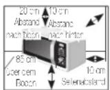 SAMSUNG MS28F302T - AUFSTELLEN DES MIKROWELLENGERÄTS - 1