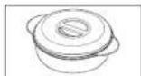 SAMSUNG CE117PP - Dampfgarer. (Nur Modell CE117PP, CE117PPT) - 1