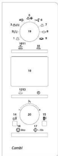 3 2 1 1011 19 18 1213 14 20 15 16 17 + 30s Combl