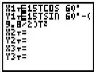 TEXAS INSTRUMENTS TI-80 - Einrichten einer Tabelle aus der Arbeitsanzeige oder aus einem Programm - 3