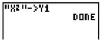 TEXAS INSTRUMENTS TI-80 - Definieren von Funktionen in der Arbeitsanzeige oder einem Programm - 1