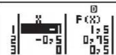 CASIO FX-991DE Plus - Generieren einer Zahlentabelle aus einer Funktion (TABLE) - 16