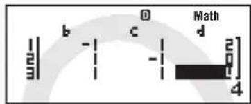 b c Math d 2 3 - - 4
