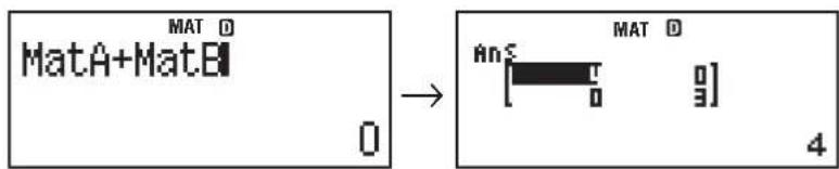 MAT D MatA+MatB 0 → AnC MAT D 4