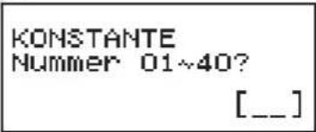 KONSTANTE Nummer 01~40? [__]