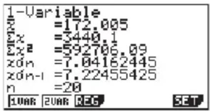 CASIO FX-9750GA Plus - Standard-Normalverteilung - 2
