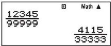 CASIO FX-87DE Plus - Beispiele für periodische Dezimalzahlen - 3