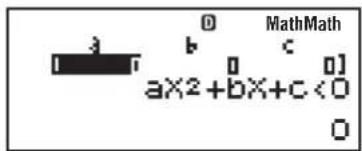 CASIO FX-87DE Plus - Berechnungsbeispiele für den INEQ-Modus - 5
